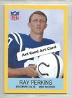 Ray Perkins Baltimore Colts   2022 Football Art Card