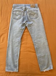 Levi's 501 Made in USA Vintage Jeans Size W34 L34 (Actually W32 L32)