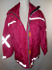 Obermeyer women's fuchsia hooded ski jacket with reflective tape