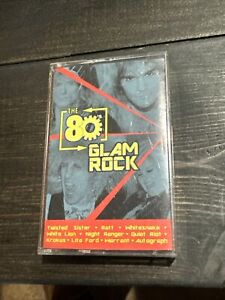 K-Tel 80's GLAM ROCK Compilation Cassette Tape Ratt Warrant Whitesnake - Tested