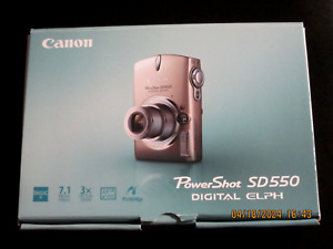 Canon PowerShot SD550 Digital ELPH Camera w/  Battery & Charger & Case Excellent