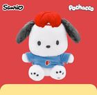 SANRIO PLUSH POCHACCO Official 8” Soft Stuffed Doll Baseball Cap Yoshinobu NWT