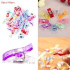 50 100 Multicolor Wonder Clips Clamp for Craft Quilting Sewing Knitting Crochet