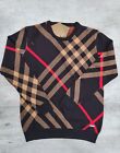 New Sweater Men's Burberry Cotton Regular US Size With Tags Regular Size