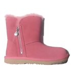 UGG Big Kids Size 6 Womens Sz 7 Bailey Zip Short Boots Suede Pink Rose #1123613K