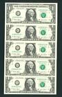 New Listing((FIVE CONSECUTIVE)) **STAR** $1 2003 ((CU)) FEDERAL RESERVE NOTE CURRENCY