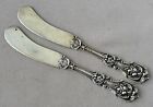 New Listing(2) FRANCIS I by Reed & Barton Sterling Silver Flat Handle Butter Knives;U295