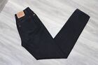 Vintage 90s Levis 501 0660 Black Button Fly Jeans Made In USA 31x34 LONG