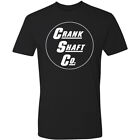 Hot Rod T Shirt Tee 100% Cotton Drag Race Racing Crank Shaft Co Speed Shop