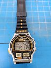 Vintage Timex Ironman Triathlon Indiglo Digital Alarm Chronometer Watch