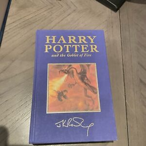 HARRY POTTER AND THE GOBLET OF FIRE, J. K. ROWLING, 1st UK (deluxe) ed./ 1st prt