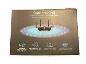 NETGEAR - Nighthawk AX5200 WiFi 6 Router - Black - RAX48-100NAS
