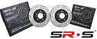 2 SRS Front Brake Rotors For Honda Civic CRX Del Sol Unidirectional Slot/Drilled