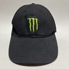 Monster Energy Drink Hat Cap Flex Fitted L-XL Black Embroidered Logo