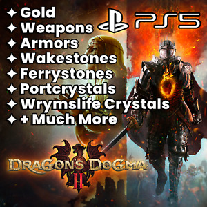 Dragon's Dogma 2 Items PS5 🔥 Weapons,Stones,Armor WE HAVE ALL ITEMS ⚡ Delivery