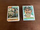 1976 Topps Baseball Commons, Rookies, Stars - Complete Your Set #1 - #493