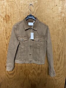 Helmut Lang Men’s Rust Denim Trucker Jacket. Size Small . $395