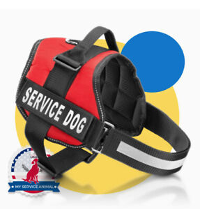 Service Dog No Pull Reflective Harness | All Sizes ADA Vest
