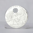 US Military SNIPER You Can Run But You Will Only Die Tired Challenge Coin SILVER
