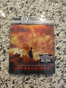 Oppenheimer 4K UHD + Blu-ray + Digital Steelbook Brand New