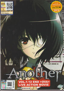 Another Anime DVD (Vol : 1 to 12 end + OVA + Live Movie) with English Dubbed