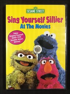 Sesame Street Sing Yourself Sillier at the Movies (DVD, 2005)