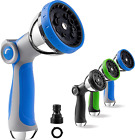 Garden Hose Nozzle Sprayer，Features 10 Spray Patterns, Thumb Control