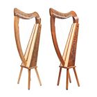 Muzikkon 19 String Irish Harp, Celtic Irish Lever Harp with Bag & Tuning tool