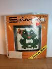NEW Vintage Frog Needle Craft Spinnerin Quick Point Kit Smiley Frog 8 x 8