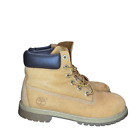 Timberland Premium Waterproof Boots Wheat Nubuck Youth Sz 5.5Y