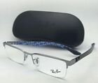 New RAY-BAN Rx-able TECH SERIES Eyeglasses RB 8412 2502 Gunmetal & Carbon Fiber