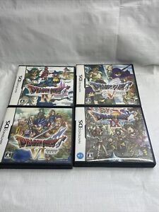 🇺🇸US SELLER - Dragon Quest IV V VI IX 4 5 6 9 Set Nintendo DS Japan Import
