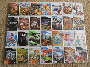 Nintendo Wii Games! You Choose from Selection! $6.95 Each! Buy 3 Get 4th FREE!
