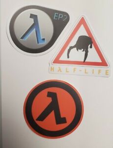 HALF LIFE PS2 STICKERS PACK OF THREE EP2 ** WORLDWIDE 🌐 SHIPPING **
