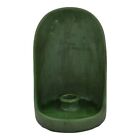 New ListingHampshire Early 1900s Vintage Art Pottery Matte Green Ceramic Chamberstick 29