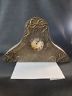 Vintage/Antique Arts And Crafts Brass Clad Mantle Clock.