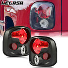 For 99-04 Silverado Sierra Stepside Black Rear Tail Brake Lights Lamp Left+Right (For: More than one vehicle)