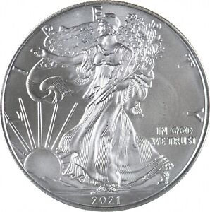 Better Date 2021 American Silver Eagle 1 Troy Oz .999 Fine Silver *859