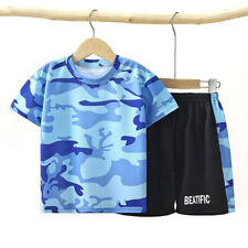 Kids Tshirt Child Shirt Sports Short Wear Set Cool Breathable Mesh Quick Dry Top