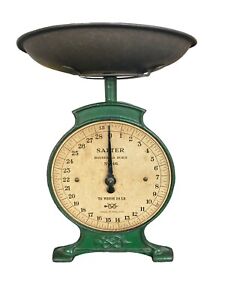 Vintage Salter Cast Iron Household Scale Model No 46 England