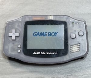 New ListingNintendo Game Boy Advance Console System Clear Glacier Tested Working