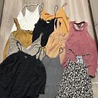 Womens Summer 10 Piece Clothing Lot Various Styles,  Brands, Sizes. Most Fit M-L