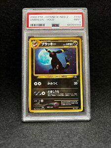 Pokemon UMBREON No 197 (Holo Rare) Japanese Neo Discovery PSA 9
