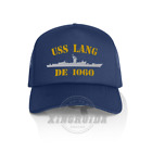 USS Lang De-1060 Trucker Hat Foam Mesh Cap Adjustable Baseball Cap Snapback Hats