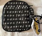 Friends TV Show Mini Backpack 10.5” Black Friends Logo With Taxi Cab Coin Purse