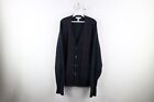 Vintage 90s Streetwear Mens XL Checkered Knit Button Cardigan Sweater Acrylic