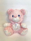 Puffalump Baby Pink Bear Plush Nylon Stuffed Doll Rattle Fisher Price 1994 1215
