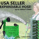 Expanding Expandable Flexible Garden Water Hose w Spray Nozzle 25, 50, 75, 100FT