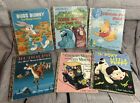 New ListingLot Of 6 Vintage Little Golden Books Rudolph Bugs Bunny Sesame Street Pooh Etc.