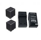 TWO 2 Batteries + Charger for Panasonic HDC-SD60P HDC-SD60PC HDC-SD90 HDC-SD90K